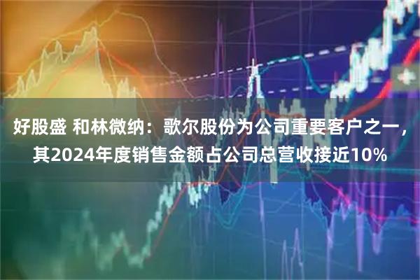好股盛 和林微纳：歌尔股份为公司重要客户之一，其2024年度销售金额占公司总营收接近10%