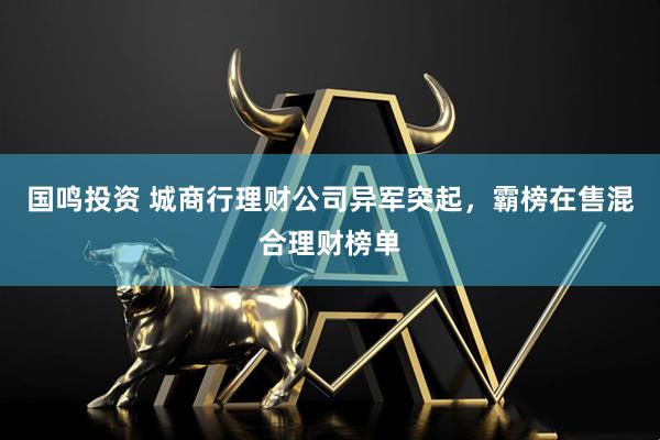 国鸣投资 城商行理财公司异军突起，霸榜在售混合理财榜单